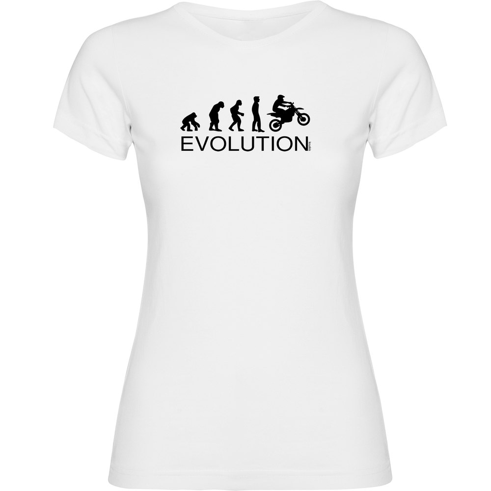 Camiseta De Manga Curta Evolution Off Road L White