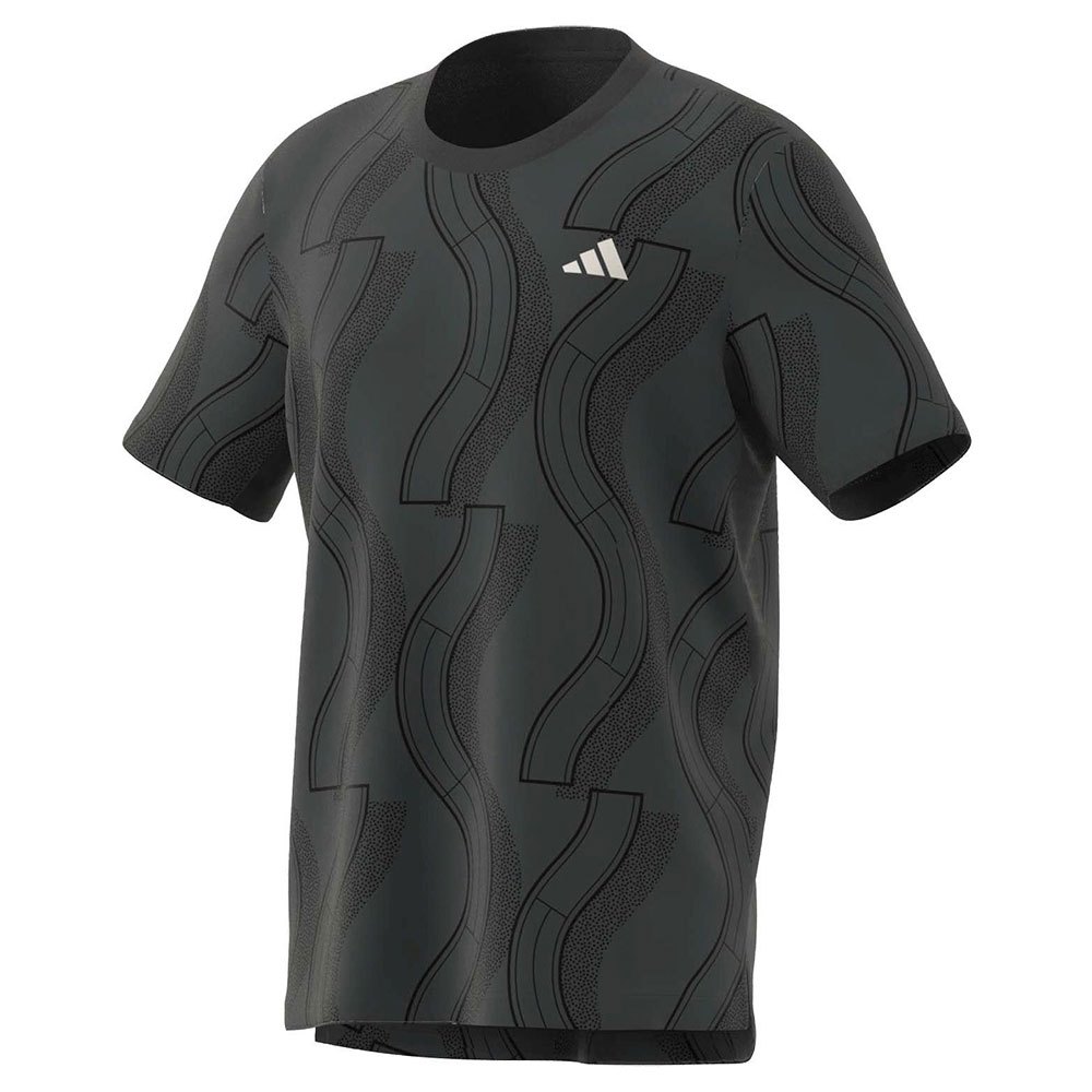 Adidas Club Graph Short Sleeve T-shirt Preto L Homem