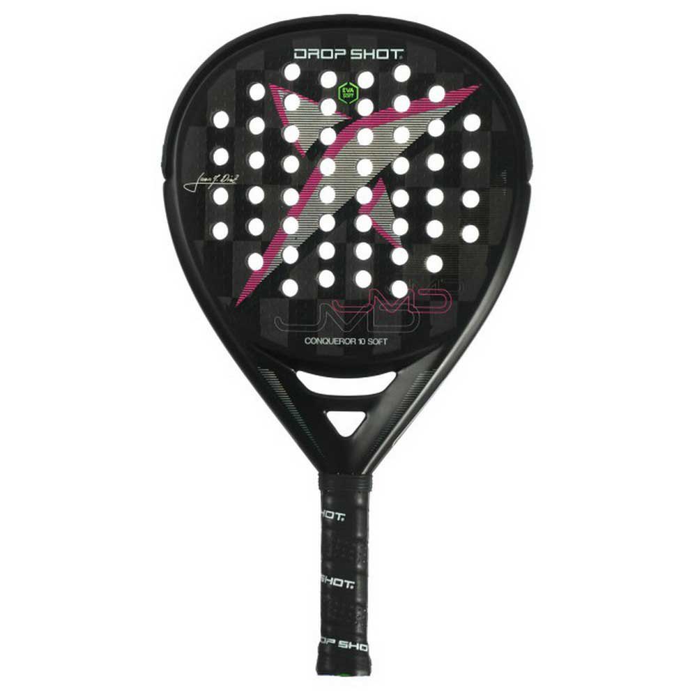 Raquete Padel Conqueror 10 Soft One Size Black / Pink