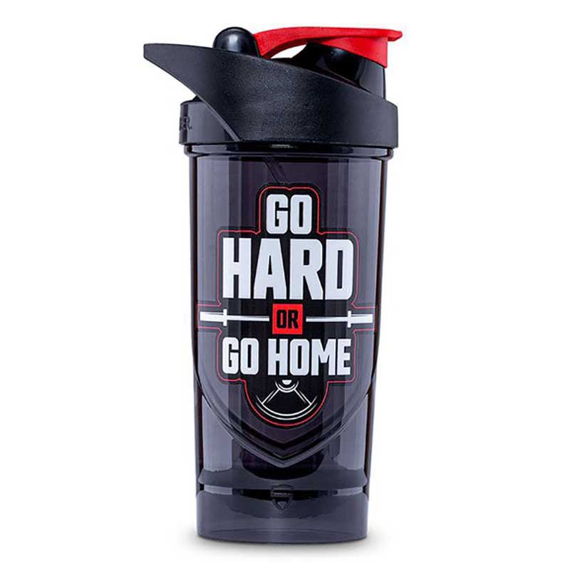 Shieldmixer Shaker Hero Pro Go Hard Or Go Home Shaker 700ml Transparent