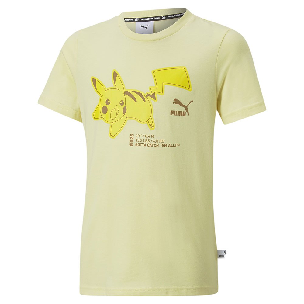 Puma Select X Pokemon T-shirt Gul 4-5 Years Dreng male