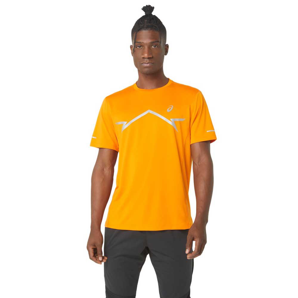 Asics Lite-show Short Sleeve T-shirt Orange 2XL Mand male