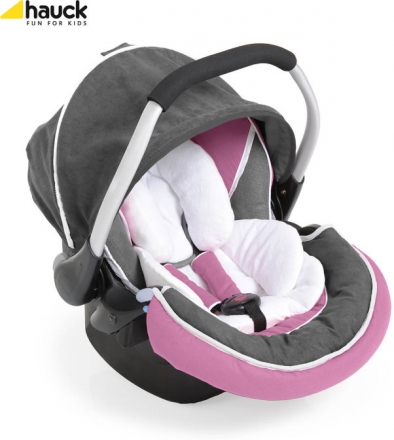 Hauck Zero Plus Select pink/grey 61409-9 Babyautositz Gr. 0-13 kg