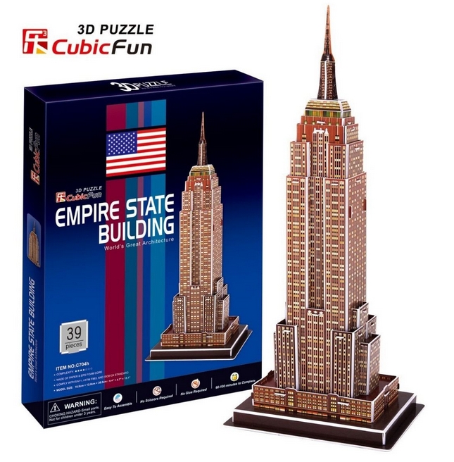 puzzle 3d - new york : empire state building