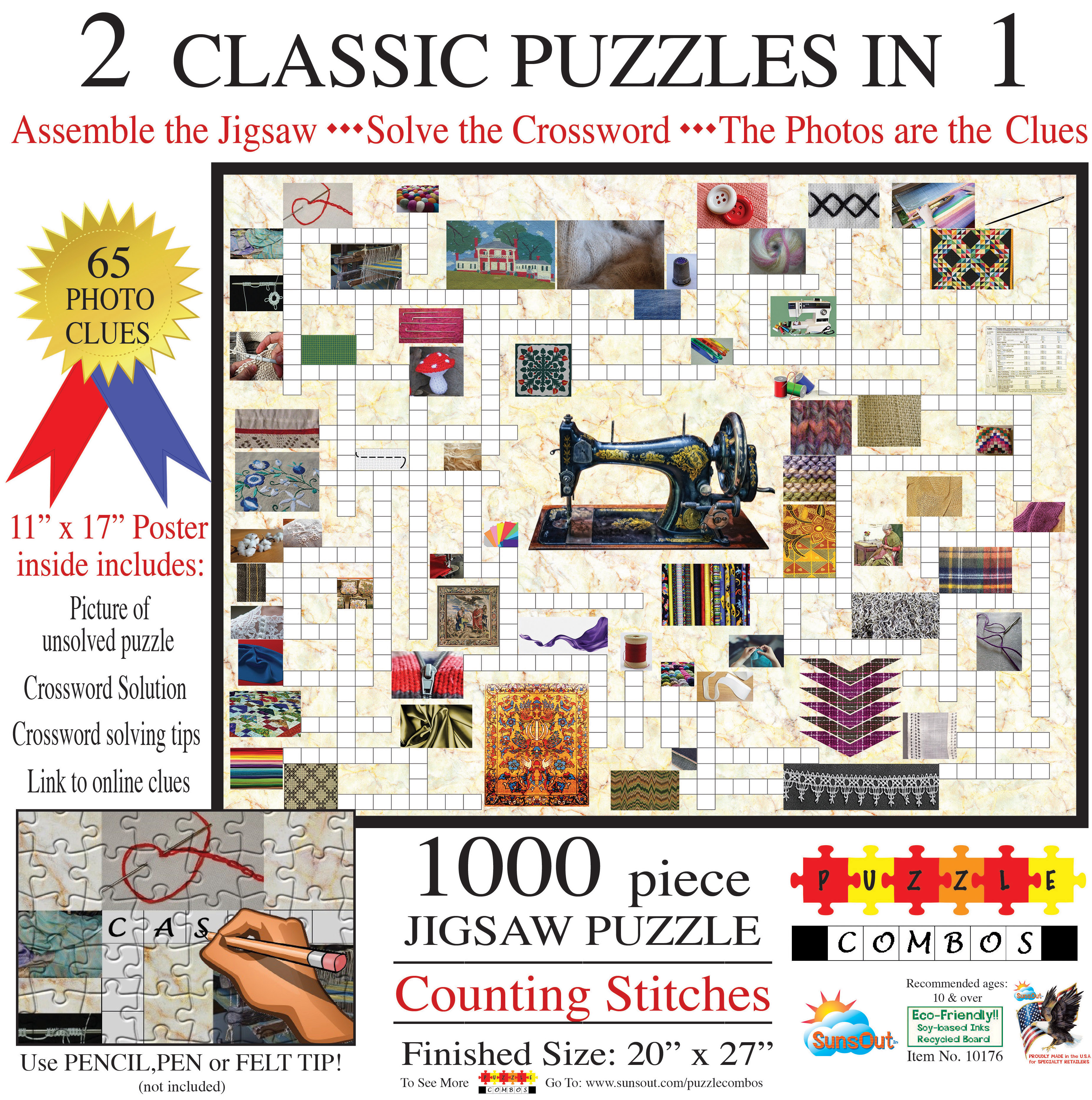 irv brechner - puzzle combo: counting stitches
